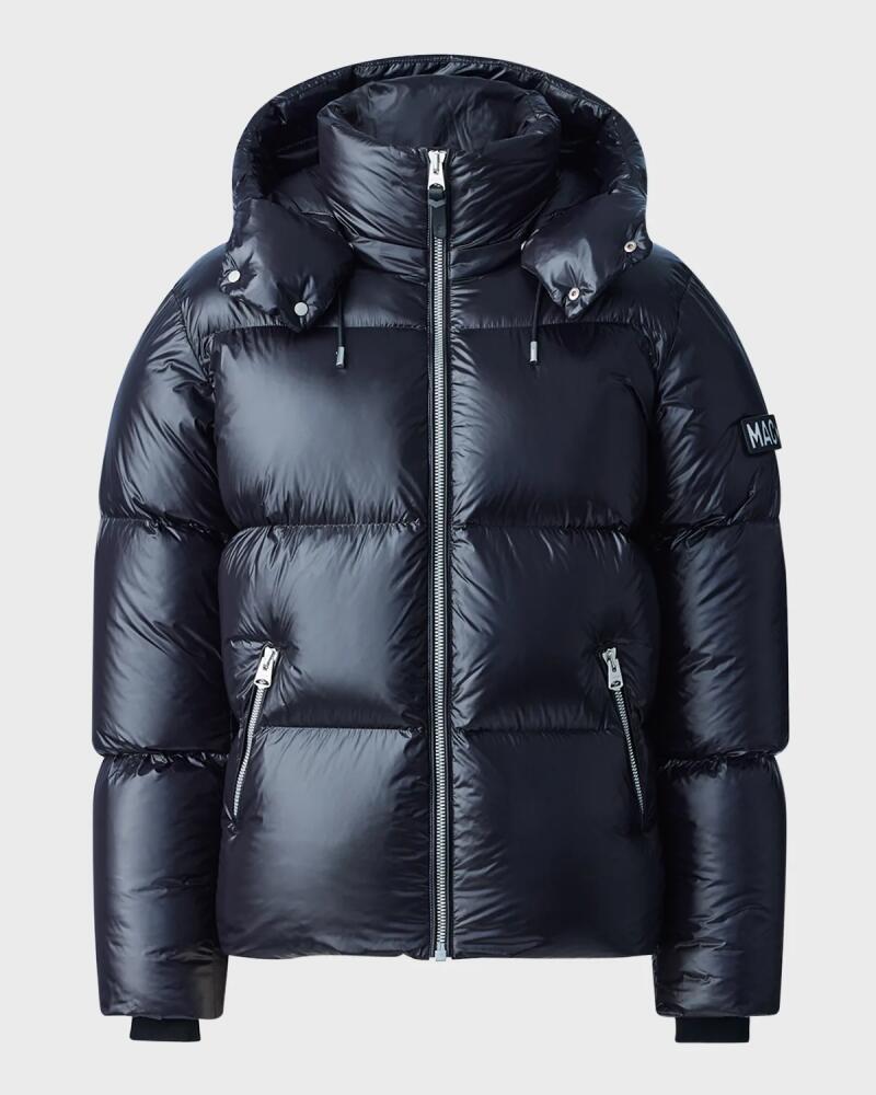 Mackage Men's Kent Short Hooded Puffer Coat Cover