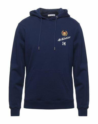 Bel-air Athletics Man Sweatshirt Midnight blue Cotton Cover