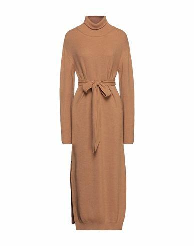 Nanushka Woman Midi dress Camel Merino Wool, Tencel, Cashmere, Polyamide Cover