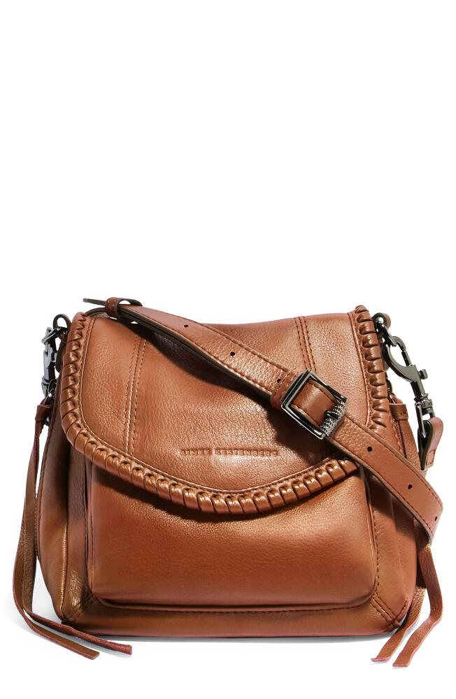 Aimee Kestenberg Mini All For Love Convertible Leather Crossbody Bag in Chestnut Cover