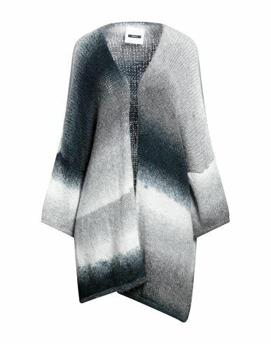 Dimora Woman Cardigan Light grey Polyacrylic, Polyamide Cover