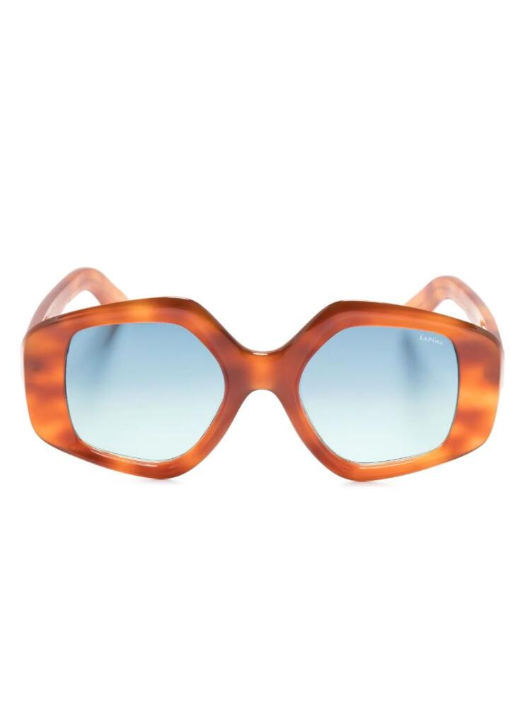 Lapima Stella oversized-frame sunglasses - Brown Cover