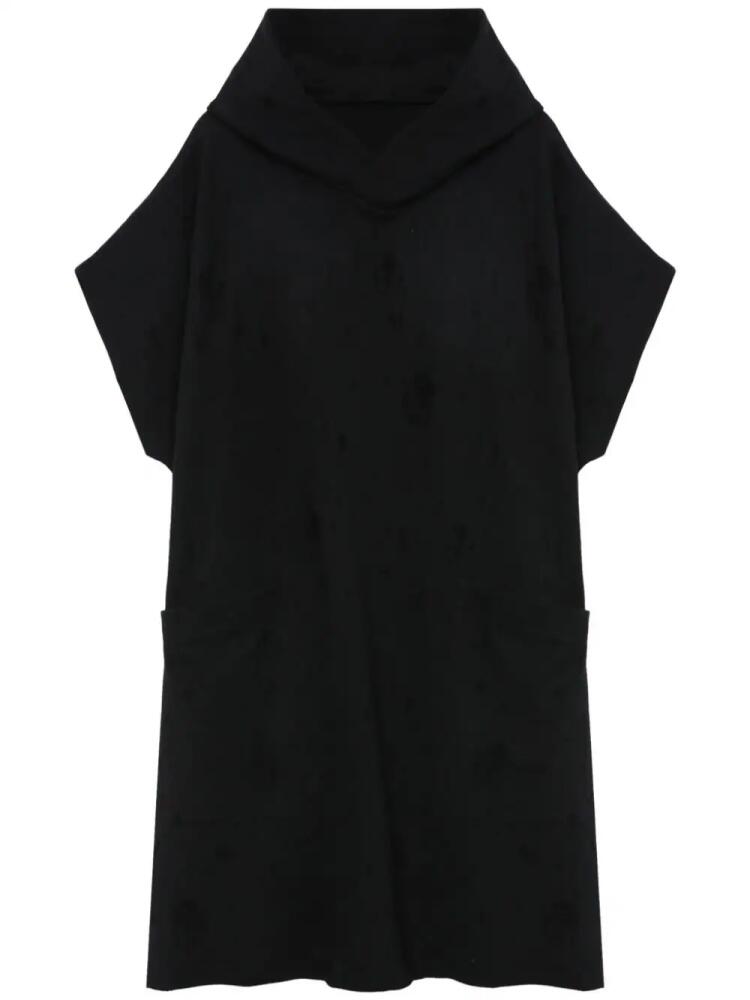 Y's distressed hooded dress - Black Cover