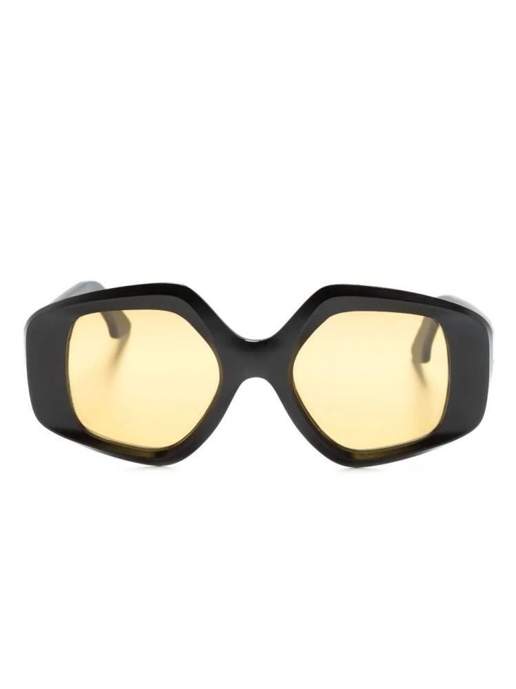 Lapima Stella oversize-frame sunglasses - Black Cover