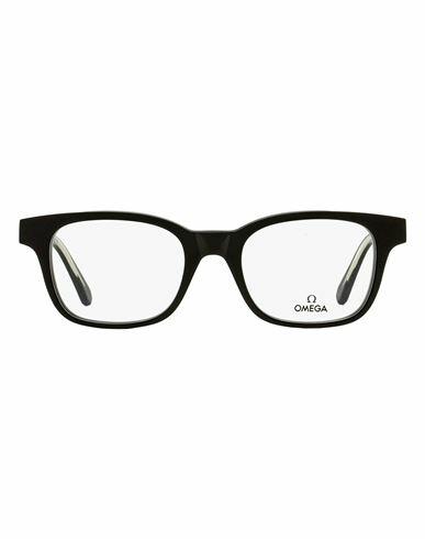 Omega Omega Rectangular Om5004h Eyeglasses Man Eyeglass frame Black Acetate Cover