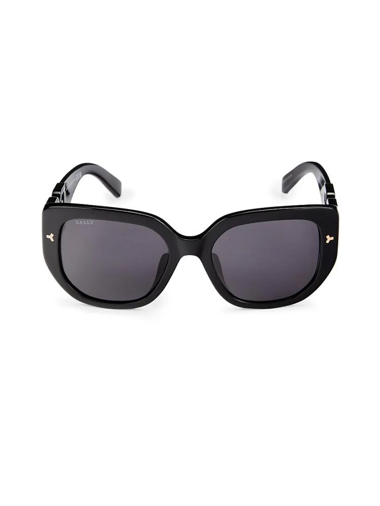 Bally Women's 56MM Square Sunglasses - Black Cover