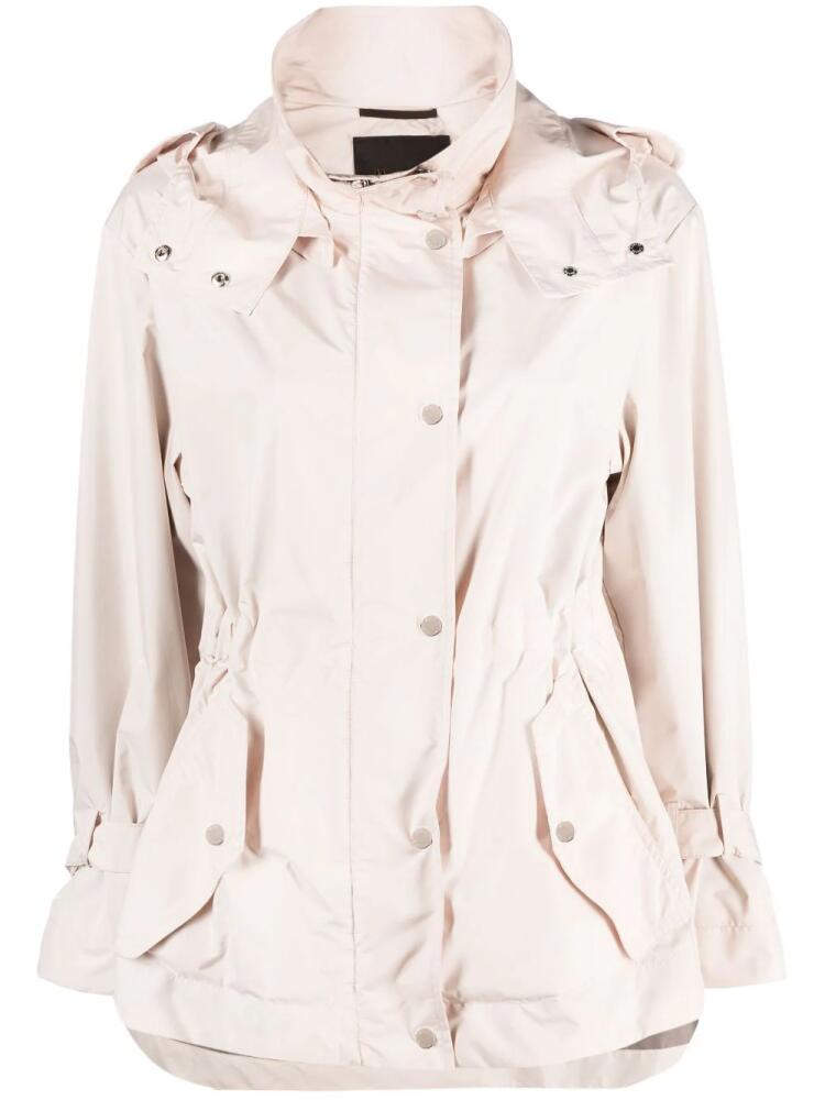 Moorer hooded parka coat - Neutrals Cover