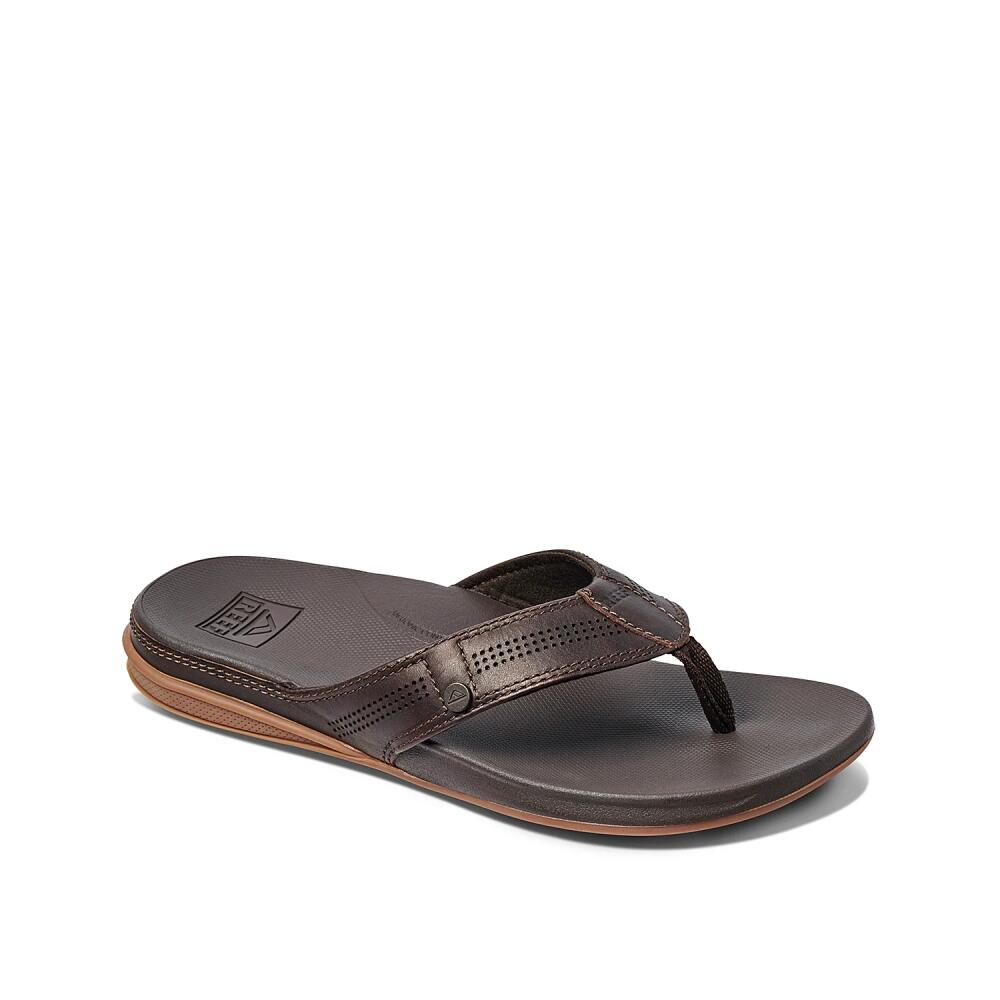 Reef Cushion Lux Flip Flop | Men's | Dark Brown Cover