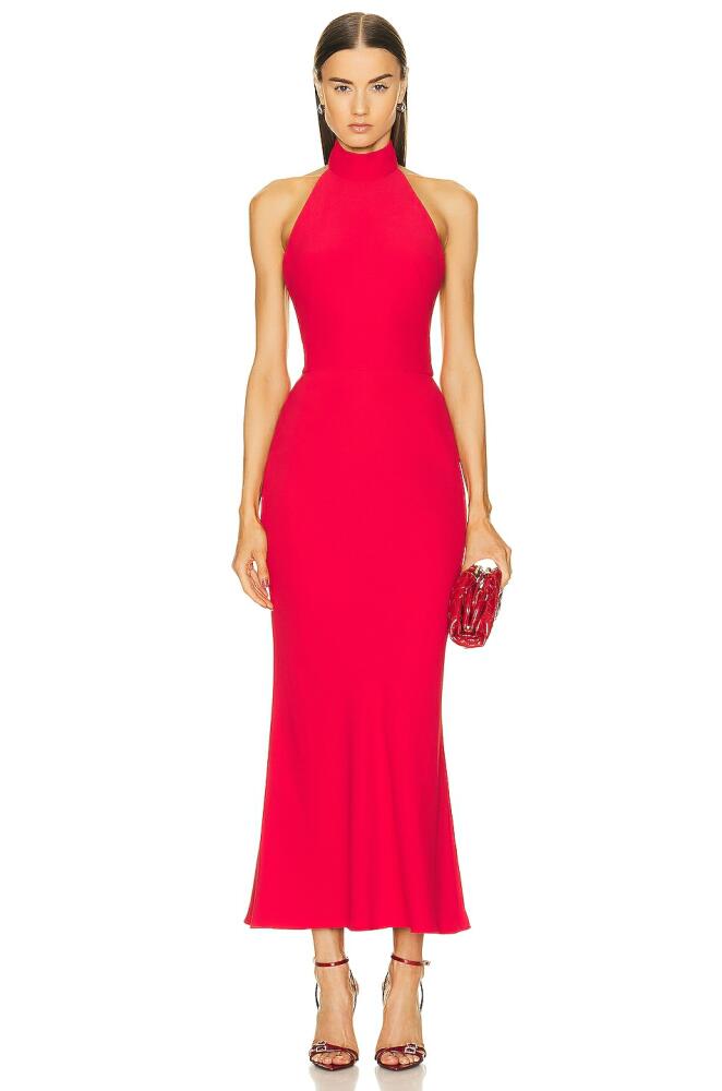 Alexander McQueen Sleeveless Evening Dress in Red Cover