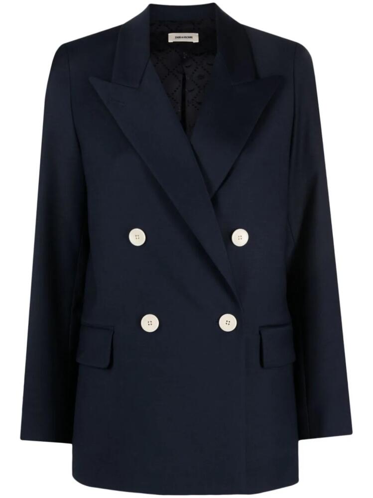 Zadig&Voltaire View double-breasted blazer - Blue Cover