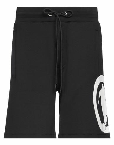 Bikkembergs Man Shorts & Bermuda Shorts Black Polyester, Elastane Cover