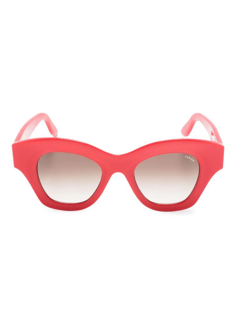 Lapima Tessa Calor square-frame sunglasses - Red Cover