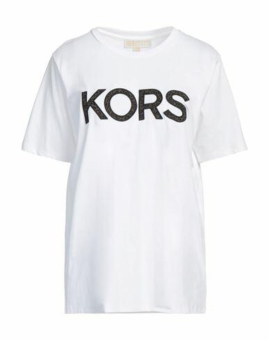 Michael Michael Kors Woman T-shirt White Organic cotton Cover