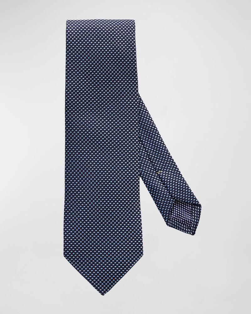 Eton Geometric Silk Tie Cover