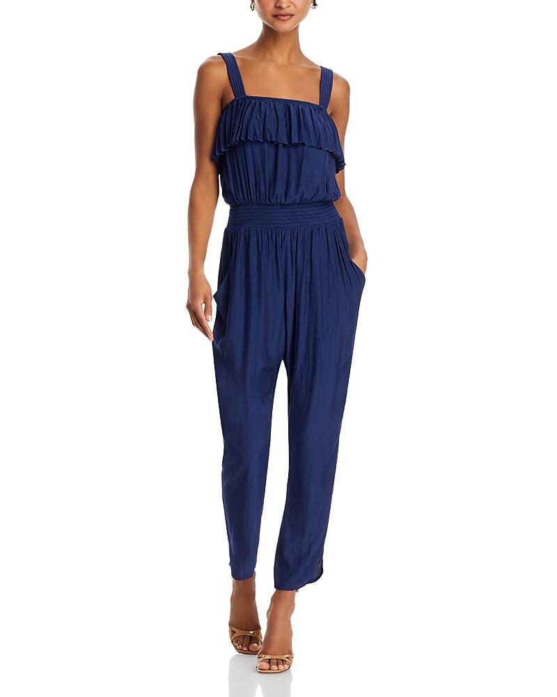 Ramy Brook Shay Pleated Jumpsuit Cover