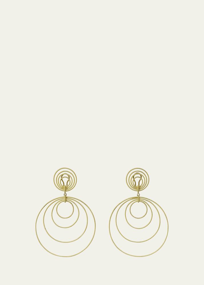 Buccellati Waikiki 18K Yellow Gold Circle Drop Earrings Cover