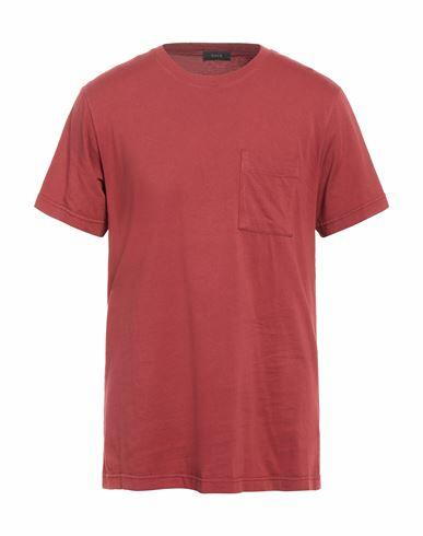 Kaos Man T-shirt Brick red Cotton Cover