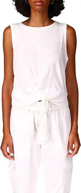 Sanctuary Twisted Tank (White) Women's Clothing Cover