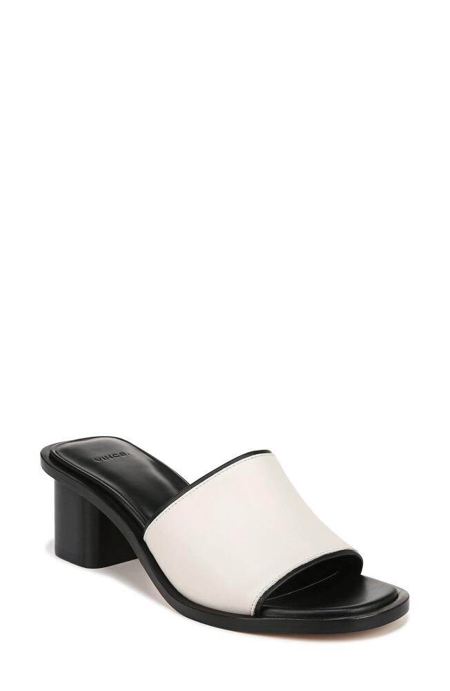 Vince Donna Slide Sandal in Milk Cover