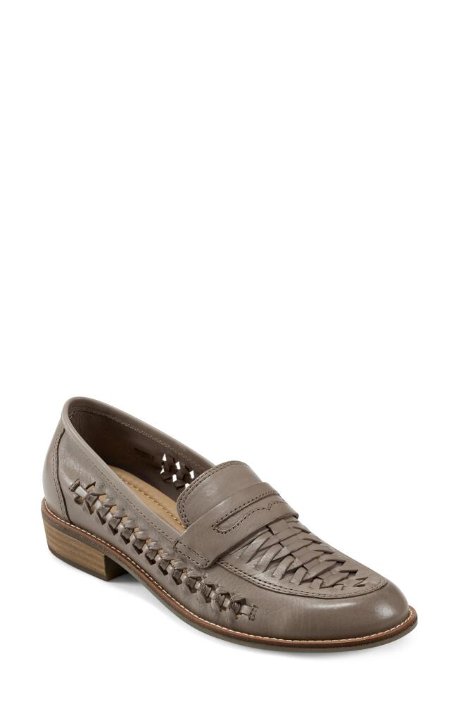 Earth Ela Woven Penny Loafer in Grey Cover