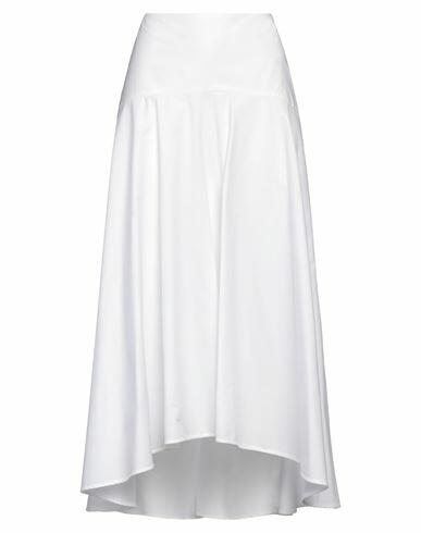 Fabiana Filippi Woman Midi skirt White Cotton Cover