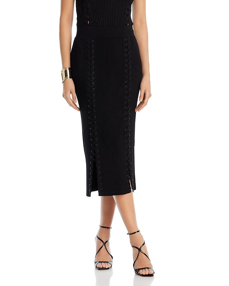 Simkhai Helix Lace Up Midi Skirt Cover