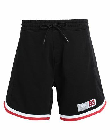 Hugo Man Shorts & Bermuda Shorts Black Cotton Cover