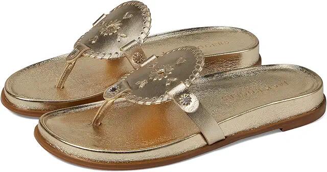 Jack Rogers Collins Casual Sandal (Platinum/Platinum) Women's Shoes Cover