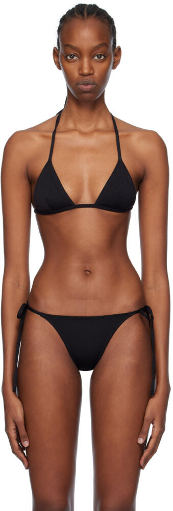 ÉTERNE Black Thea 90s Bikini Top Cover