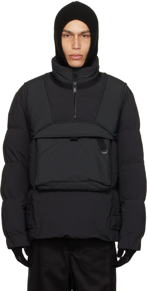 sacai Black Padded Jacket Cover