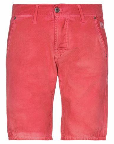 Roÿ Roger's Man Shorts & Bermuda Shorts Red Cotton, Linen Cover