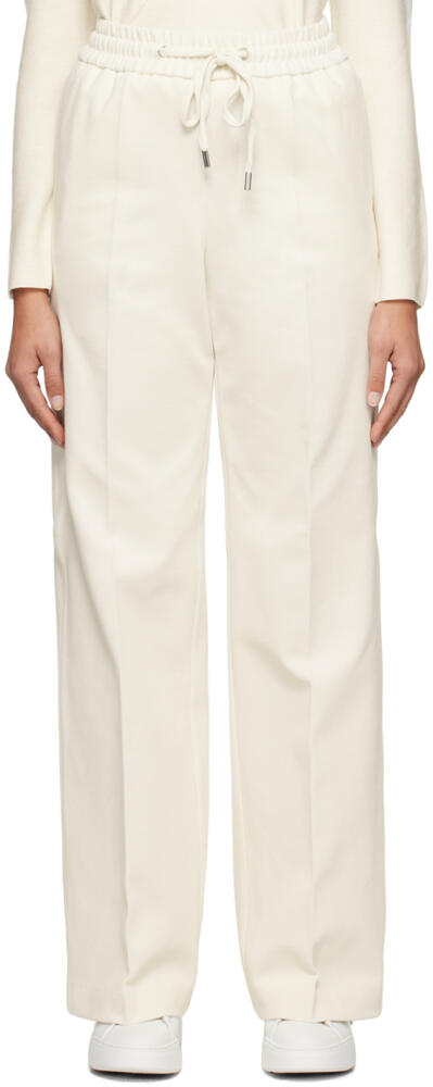 BOSS White Drawstring Trousers Cover