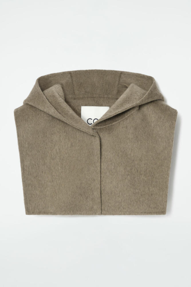 COS DOUBLE-FACED WOOL HYBRID HOOD Cover