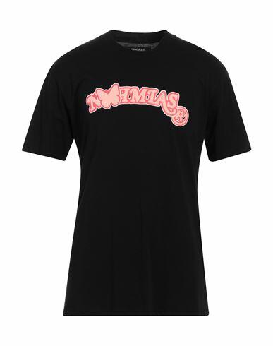 Nahmias Man T-shirt Black Cotton Cover