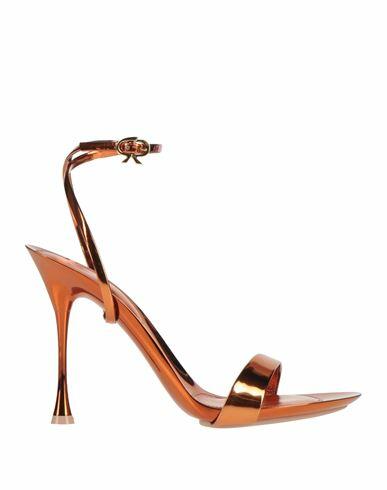 Gianvito Rossi Woman Sandals Bronze Soft Leather Cover