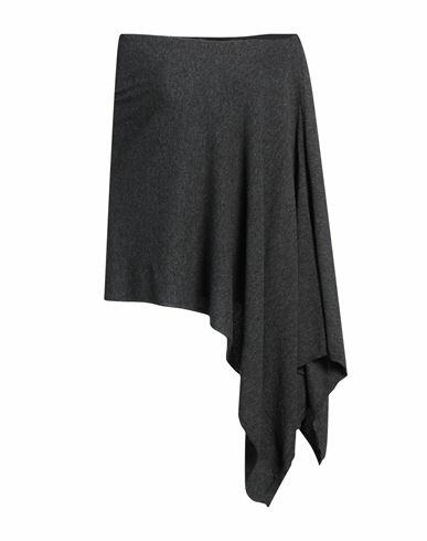 Iesse Woman Cape Steel grey Polyamide, Wool, Viscose, Cashmere Cover