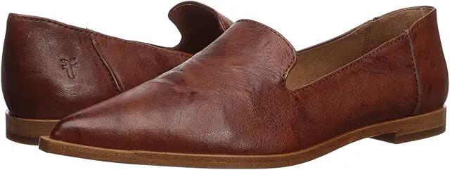 Frye Kenzie Venetian (Cognac Antique Soft Vintage) Women's Slip-on Dress Shoes Cover