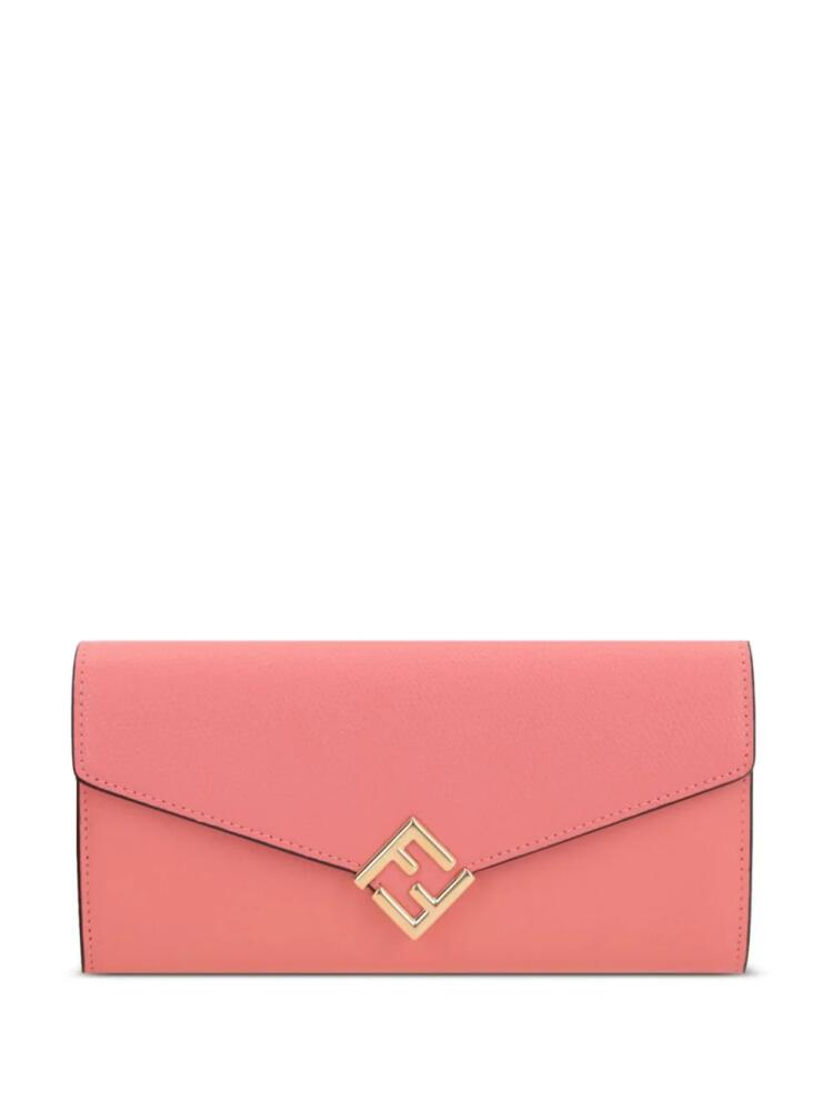 FENDI FF Diamonds continental wallet-on-chain - Pink Cover