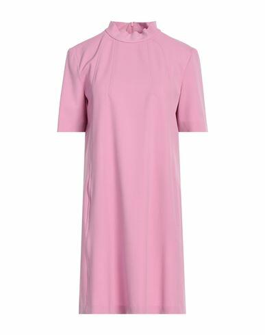 Moschino Jeans Woman Mini dress Pink Polyester, Virgin Wool, Elastane Cover