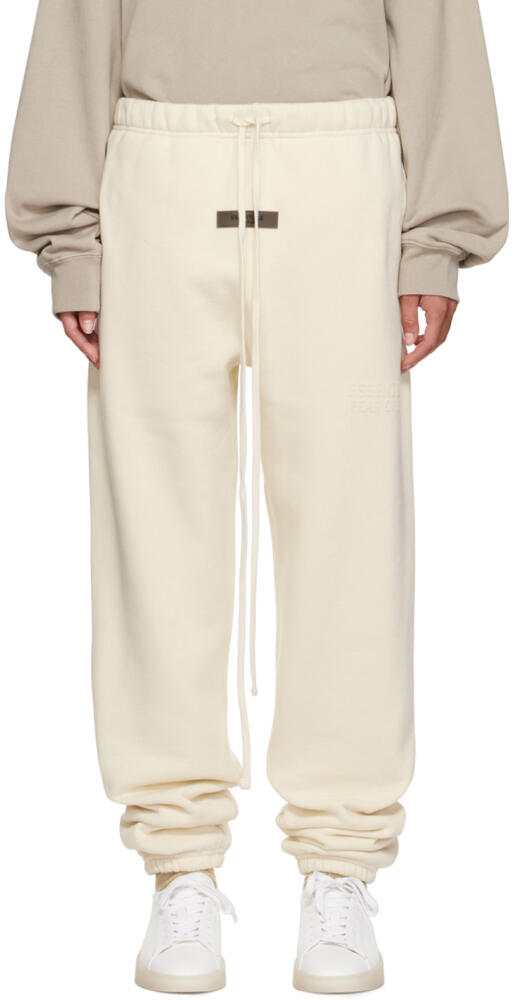 Fear of God ESSENTIALS Off-White Drawstring Lounge Pants Cover