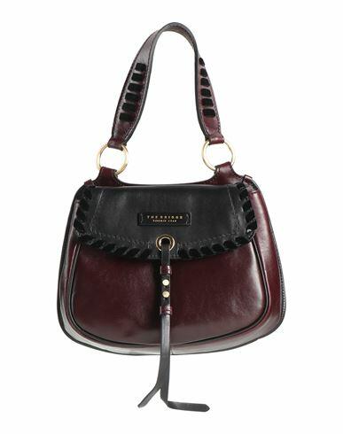 The Bridge Woman Handbag Deep purple Leather Cover