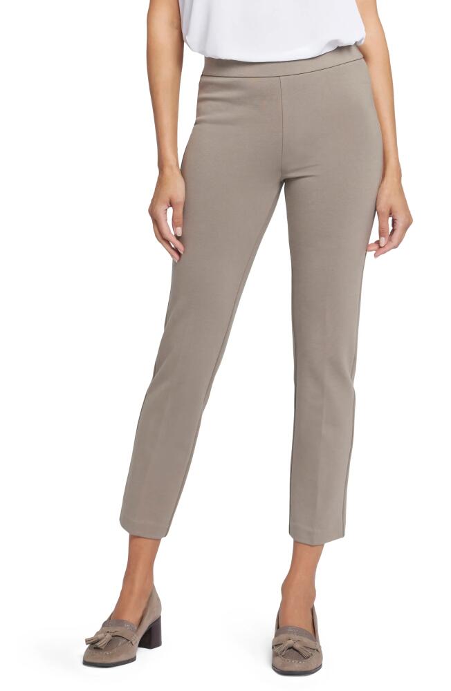 NYDJ Pull-On Ankle Straight Leg Pants in Saddlewood Cover