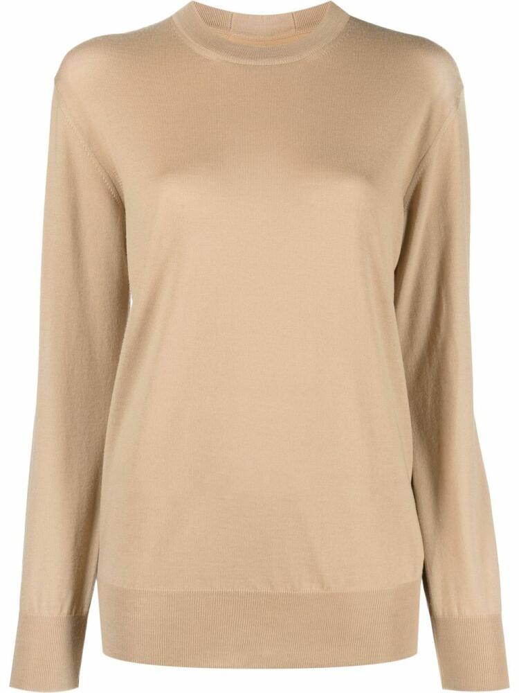 Jil Sander fine-knit wool jumper - Neutrals Cover