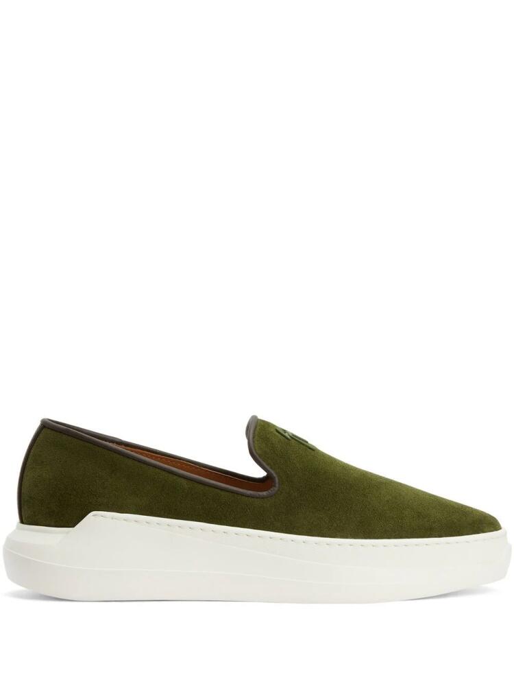 Giuseppe Zanotti Conley Zip slip-on sneakers - Green Cover