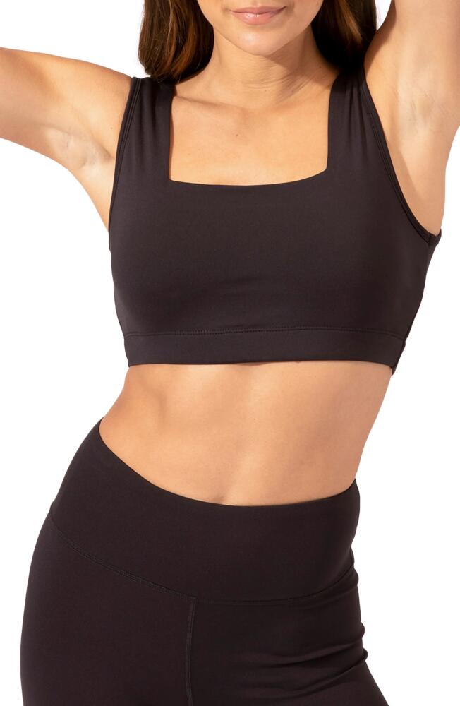 Threads 4 Thought Amorette Square Neck Sports Bra in Jet Black Cover