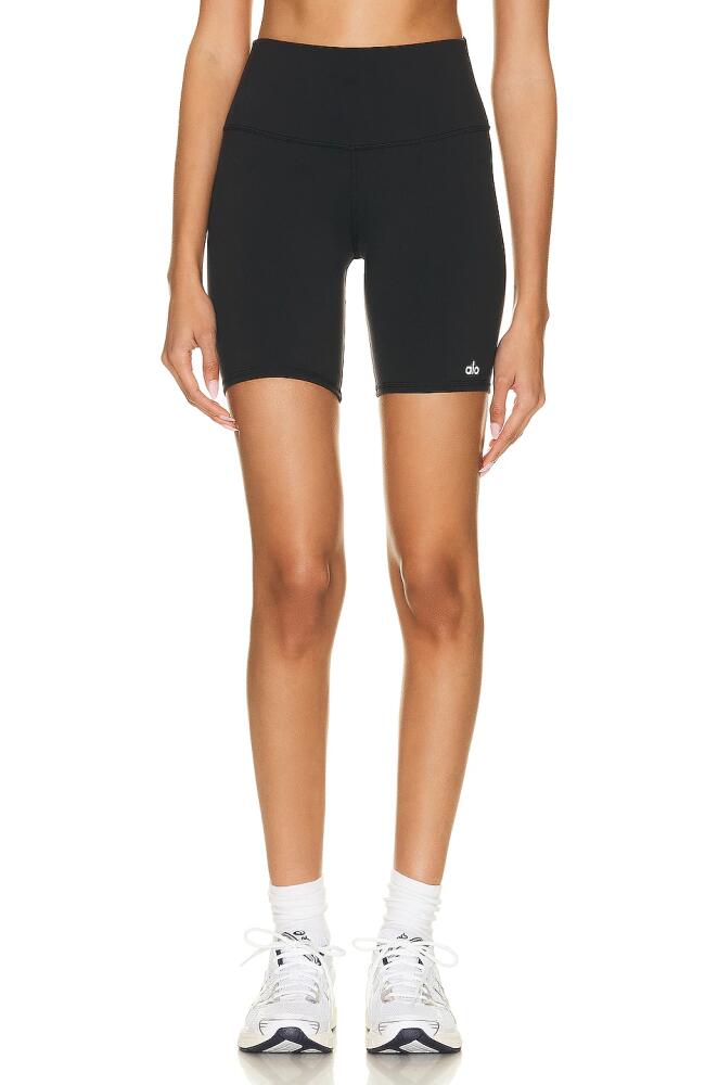 alo High Waisted Biker Short in Black Cover