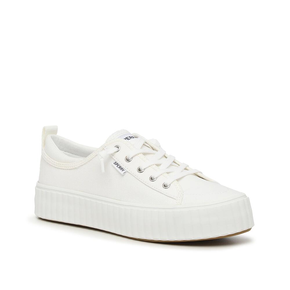 Sperry SeaCycled Pier Wave Platform Sneaker | Women's | White Cover