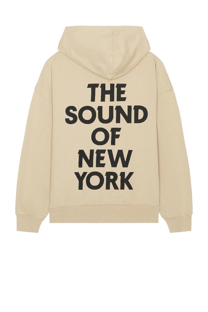 SATURDAYS NYC Warren Sound Of Ny Hoodie in Brown Cover