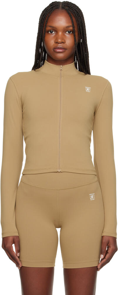 Sporty & Rich Brown Runner Sweater Cover