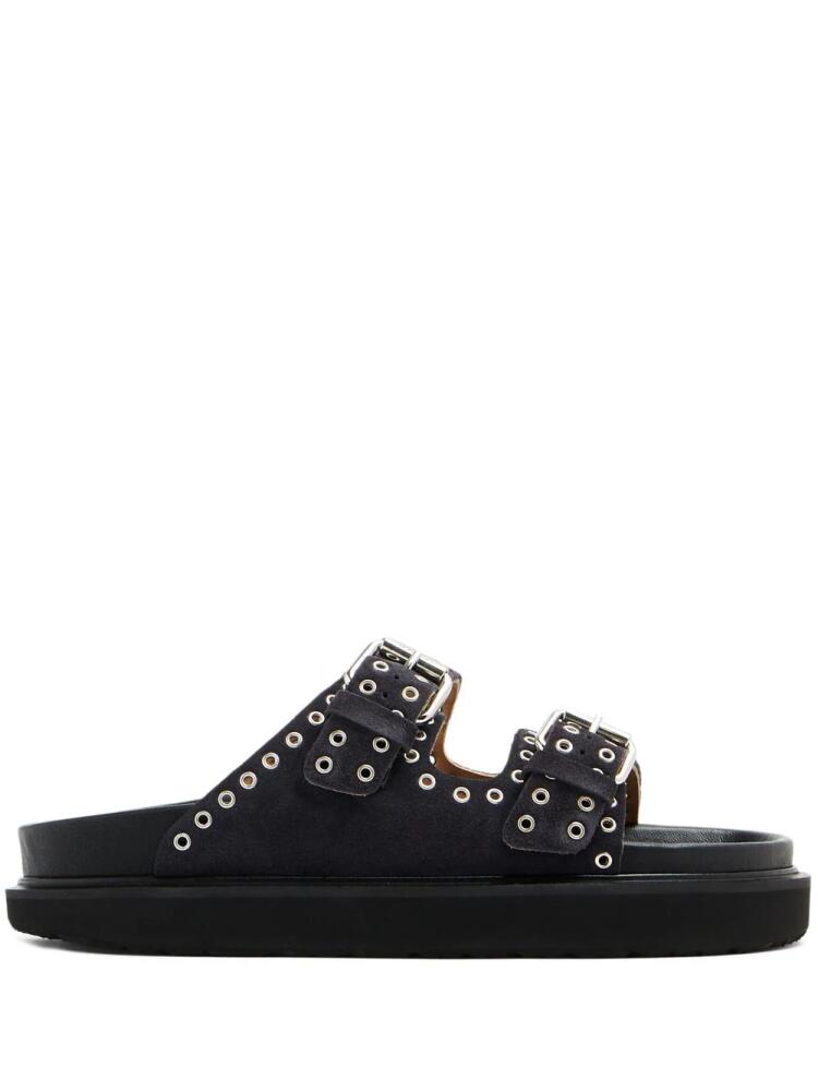 ISABEL MARANT stud-detailing open-toe slides - Black Cover